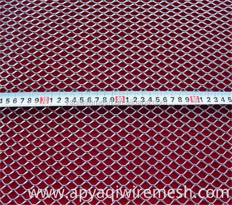 diamond stretched expanded metal polished stainless steel expanded metal mesh